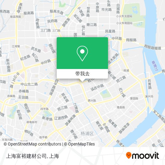 上海富裕建材公司地图