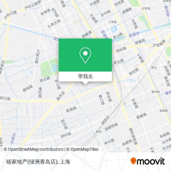 链家地产(绿洲香岛店)地图