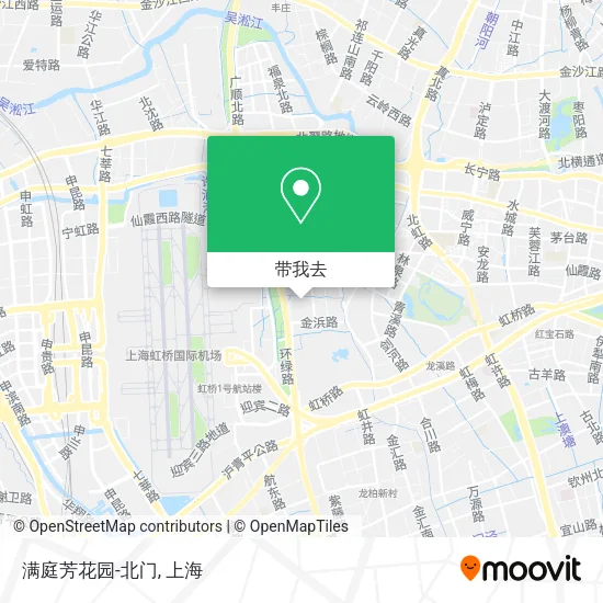 满庭芳花园-北门地图