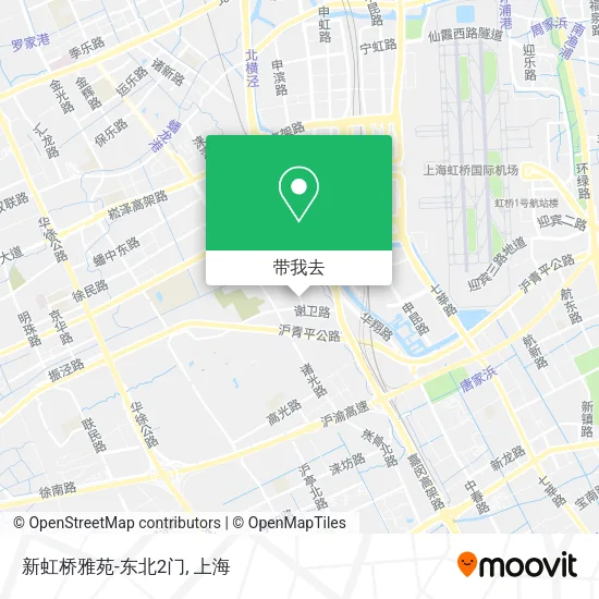 新虹桥雅苑-东北2门地图