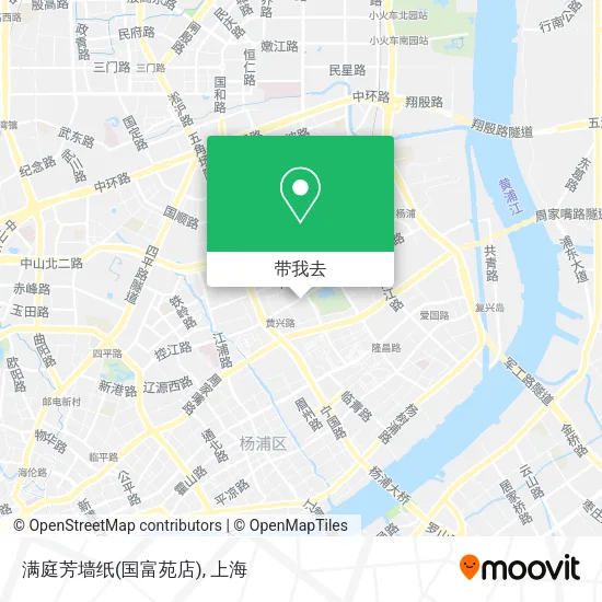 满庭芳墙纸(国富苑店)地图