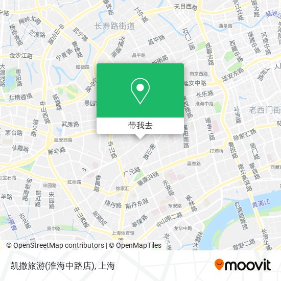 凯撒旅游(淮海中路店)地图