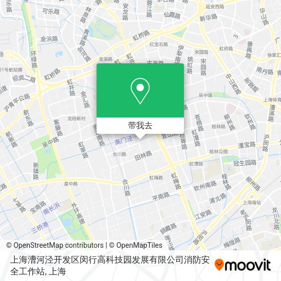 上海漕河泾开发区闵行高科技园发展有限公司消防安全工作站地图