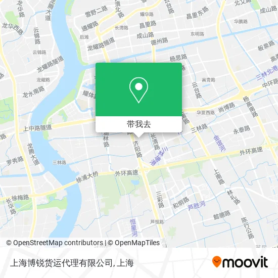 上海博锐货运代理有限公司地图