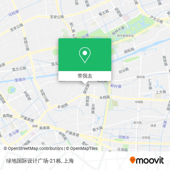 绿地国际设计广场-21栋地图