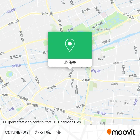 绿地国际设计广场-21栋地图