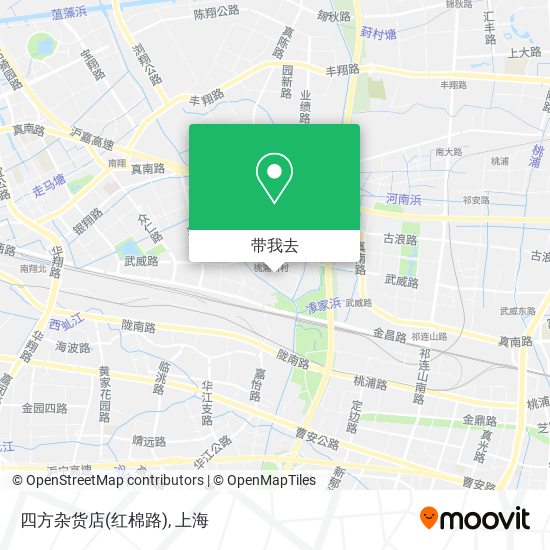 四方杂货店(红棉路)地图