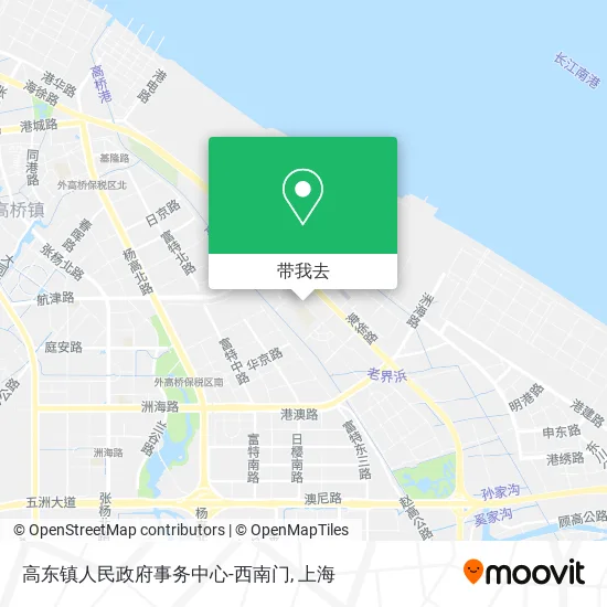 高东镇人民政府事务中心-西南门地图