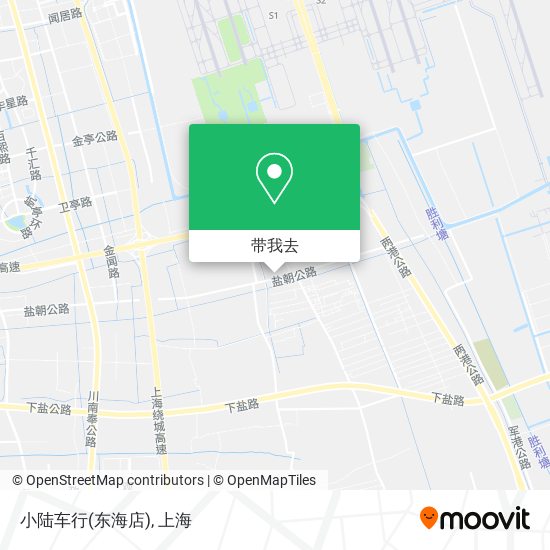 小陆车行(东海店)地图