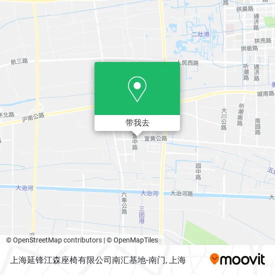 上海延锋江森座椅有限公司南汇基地-南门地图