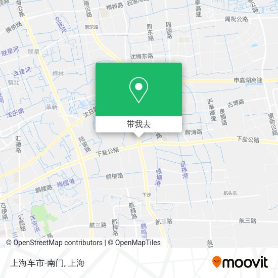 上海车市-南门地图