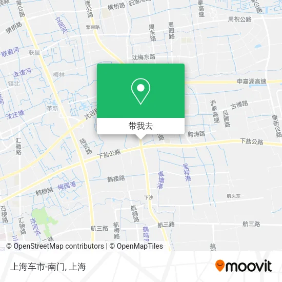 上海车市-南门地图