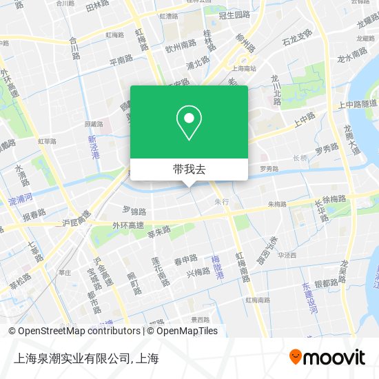 上海泉潮实业有限公司地图