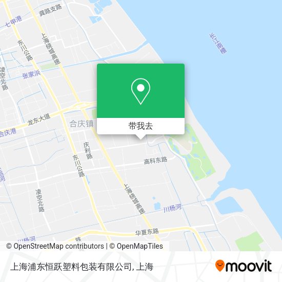 上海浦东恒跃塑料包装有限公司地图
