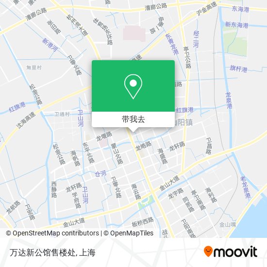 万达新公馆售楼处地图