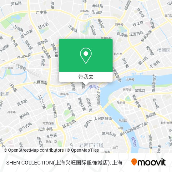 SHEN COLLECTION(上海兴旺国际服饰城店)地图