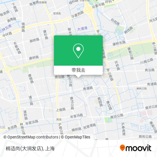 棉适尚(大润发店)地图