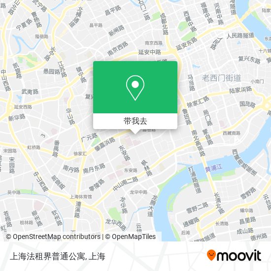 上海法租界普通公寓地图