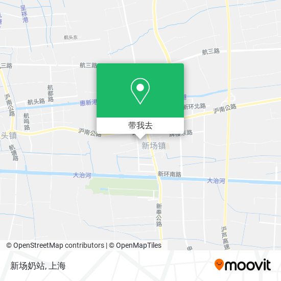 新场奶站地图