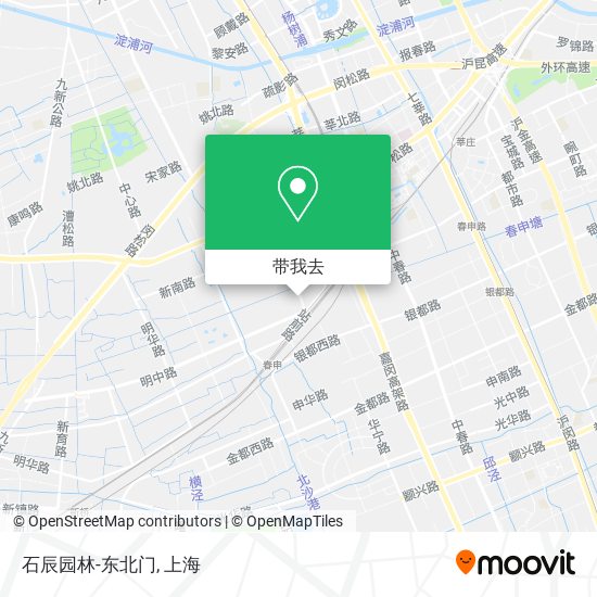石辰园林-东北门地图