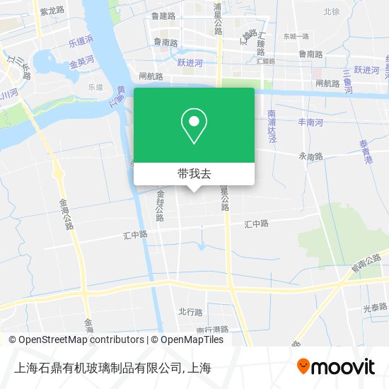 上海石鼎有机玻璃制品有限公司地图
