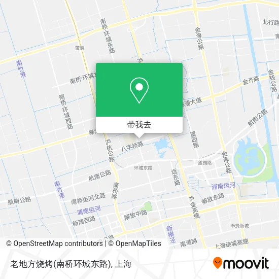 老地方烧烤(南桥环城东路)地图