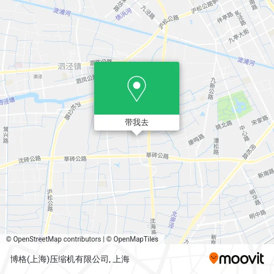 博格(上海)压缩机有限公司地图