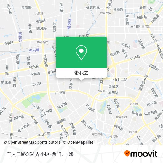 广灵二路354弄小区-西门地图