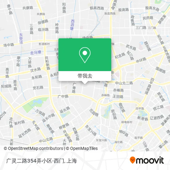 广灵二路354弄小区-西门地图
