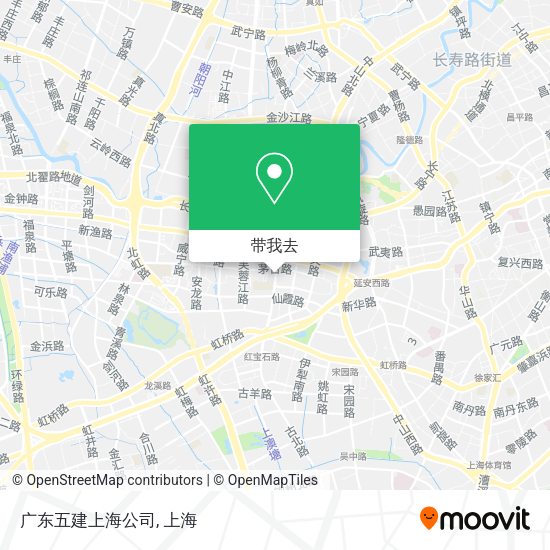 广东五建上海公司地图