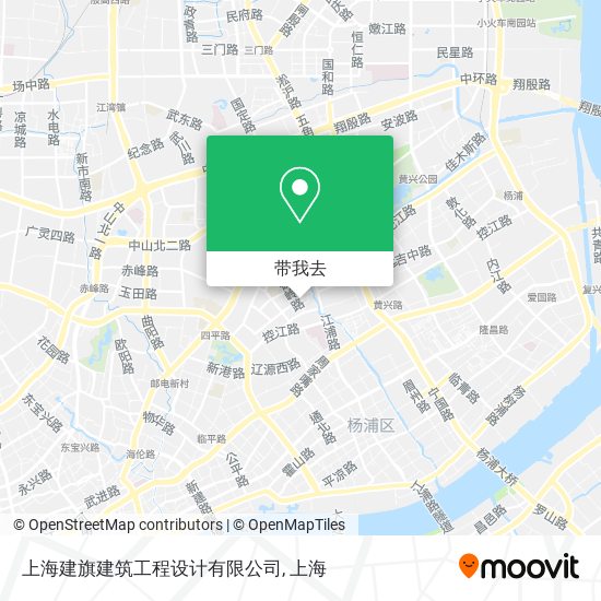 上海建旗建筑工程设计有限公司地图