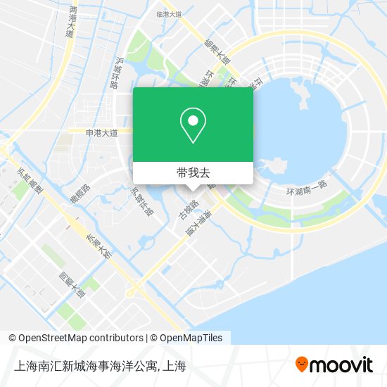 上海南汇新城海事海洋公寓地图