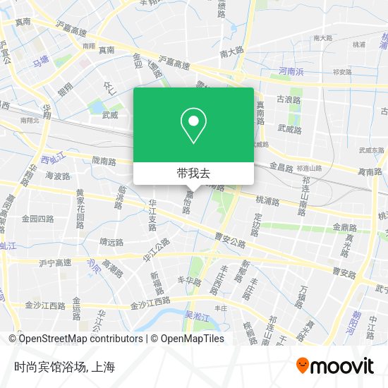 时尚宾馆浴场地图