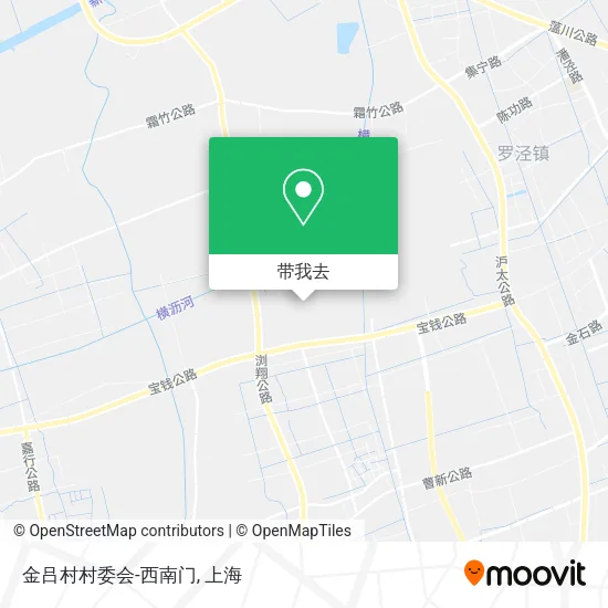金吕村村委会-西南门地图