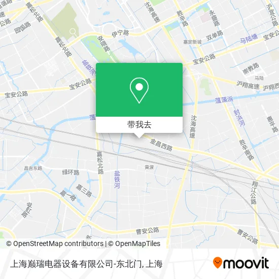 上海巅瑞电器设备有限公司-东北门地图