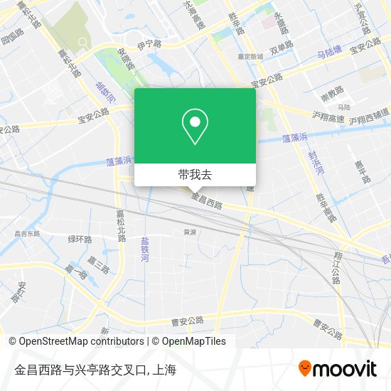 金昌西路与兴亭路交叉口地图