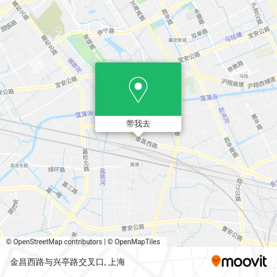 金昌西路与兴亭路交叉口地图