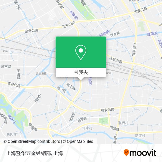上海暨华五金经销部地图