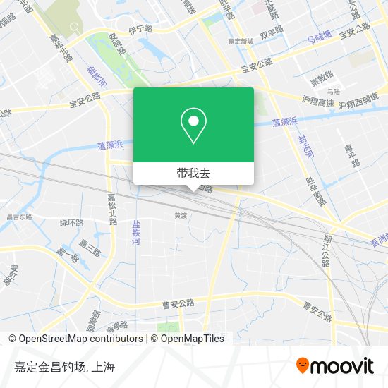 嘉定金昌钓场地图