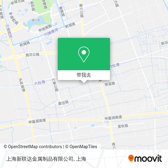 上海新联达金属制品有限公司地图