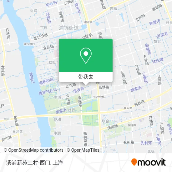 滨浦新苑二村-西门地图