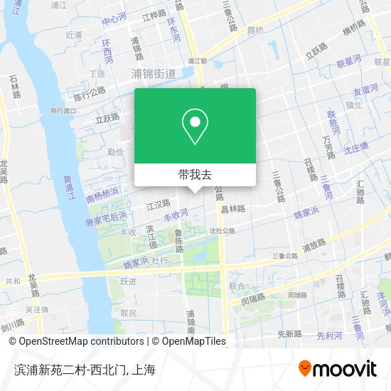 滨浦新苑二村-西北门地图