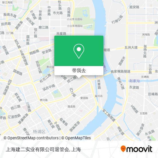上海建二实业有限公司退管会地图