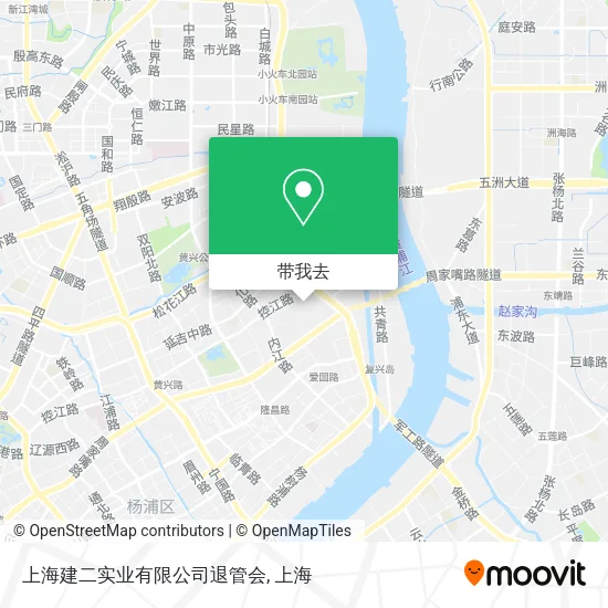 上海建二实业有限公司退管会地图