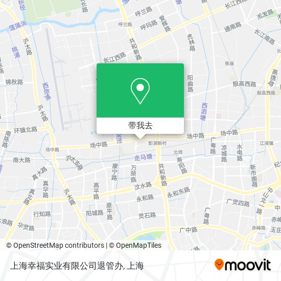 上海幸福实业有限公司退管办地图