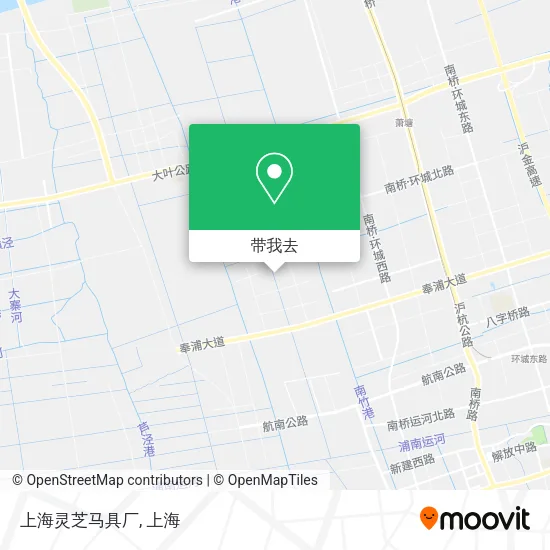 上海灵芝马具厂地图