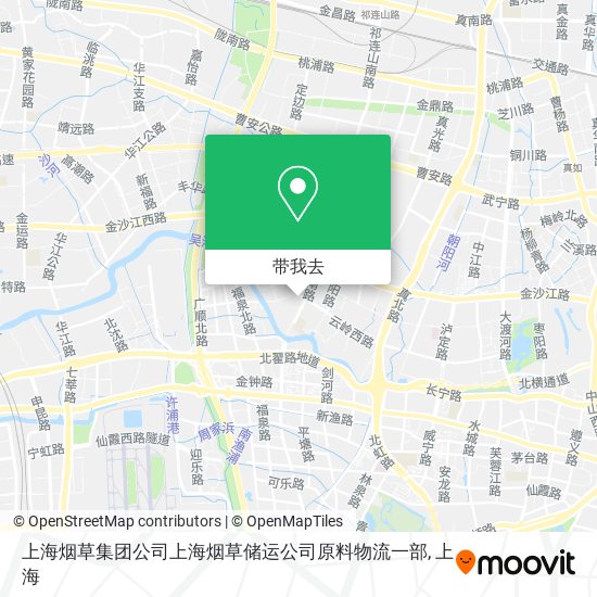 上海烟草集团公司上海烟草储运公司原料物流一部地图