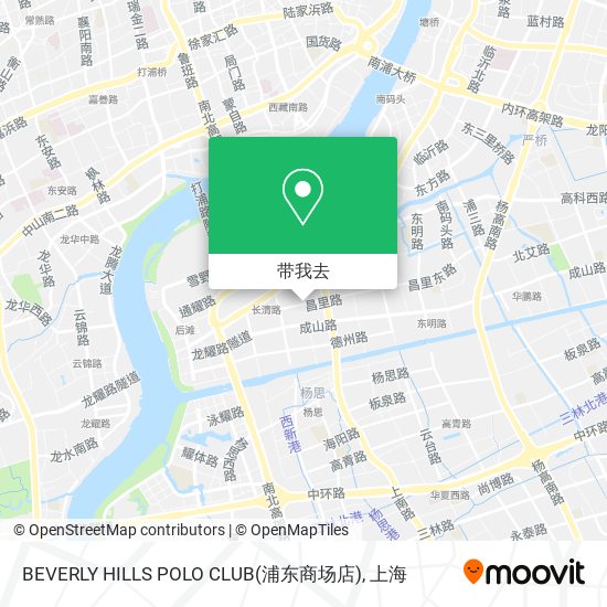BEVERLY HILLS POLO CLUB(浦东商场店)地图