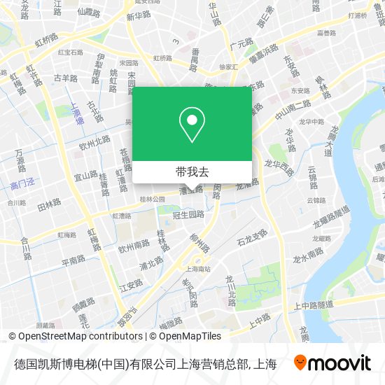 德国凯斯博电梯(中国)有限公司上海营销总部地图