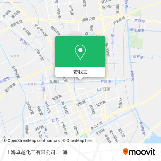 上海卓越化工有限公司地图